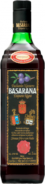 Hijos de Pablo Esparza, Bodegas Navarras, S.A. Pacharan Basarana Etiqueta Negra